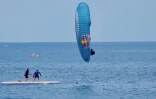Un concours de parapente Master Accro se de?roule a? Saint-Leu ce dimanche. (Photo RB Imaz Press Re?union)