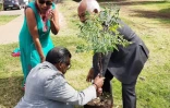jardin partagé à saint paul avec le consul de l'inde