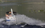 Laura Phily championne de France de figure ski nautique