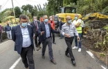 Intempéries : Cyrille Melchior et Jacques Billant dans le Sud pour constater les dégâts 