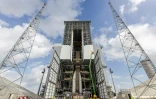 Le pas de tir d'Ariane 6 en construction le 5 mars 2020  à Kourou, en Guyane 