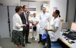 Marisol Touraine au CHU Félix Guyon