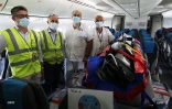 avion boeing 787 air austral présentation évacuations sanitaires aéroport roland garros
