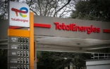 Une station-service TotalEnergies en rupture de carburants à Toulouse, le 3 avril 2026