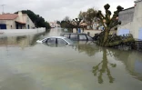 La Faute-sur-Mer sous les eaux après le passage de la tempête Xynthia le 1er mars 2010