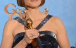 Jodie Foster avec le Golden Globe reçu en 2013