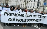 Manifestation de médecins libéraux contre une "dérive autoritaire" qui menace selon eux leur "liberté d'exercice", le 10 janvier 2026 à Paris 