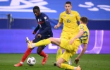 L'attaquant de l'équipe de France, Ousmane Dembélé, lors du match de quaifications pour le Mondial-2022 contre l'Ukraine, le 24 mars 2021 au Stade de France à Saint-Denis