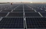 Des panneaux solaires à Huainan, en décembre 2017 en Chine