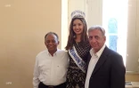 Miss Réunion 2016 reçoit la médialle de la ville de Saint-Denis