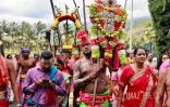Cavadee : les fidèles célèbrent le dieu tamoul Muruga à Saint-Paul
