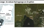 RD Congo: le volcan Nyiragongo en éruption