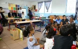 Rentrée scolaire 2018 école élémentaire Eugène Dayot Rivière des Galets, au Port