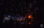 Volcan de nuit éruption de février 2020