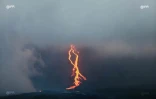 Piton de la Fournaise, éruption, volcan, 13 août 2019, route des laves, RN2