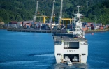 Déchargement Mistral à Mayotte coronaviruus 16 avril 2020