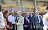 Élisabeth Borne en visite à Salazie