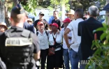 manifestations pendant la visite de Borne 