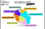 Résultats des législatives à La Réunion carte