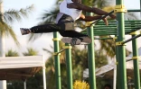 Championnat régional street workout au Port, bek la barre 