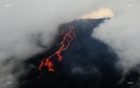 Volcan, Piton de la Fournaise, nouvelles fissures, survol, 20 mars 2019, lave, éruption 