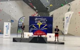 Le réunionnais Alek Rymasz champion de France d'escalade U14