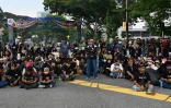 Manifestation contre l'augmentation du coût de la vie et le manque de réformes imputés au gouvernement du Premier ministre malaisie Anwar Ibrahim, le 26 juillet  à Kuala Lumpur
