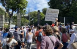 Manifestation à Saint-Pierre : quelques dizaines de personnes rassemblées 