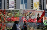 manifestation incinérateur devant la région 