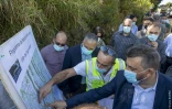 Intempéries : Cyrille Melchior et Jacques Billant dans le Sud pour constater les dégâts 