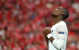 Le milieu de l'équipe de France Paul Pogba face à la Suisse lors de l'Euro au stade Pierre-Mauroy, le 19 juin 2016
