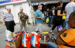 Des Vénézuéliens à Cucuta (Colombie) pour y acheter des vivres et des médicaments, le 17 juillet 2016