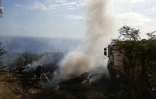 Les Avirons: Incendie la lisière de la forêt domaniale 