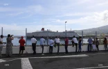 Le Queen Elisabeth en approche