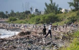 ramassage déchets après le cyclone 