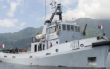 Le patrouilleur malgache Trozona ravitaillé par les FAZSOI