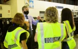Jacques Billant rend visite aux équipes de fret de Gilot