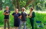 Région Réunion : Huguette Bello s'est rendue sur le tournage de la série "Enchainés"