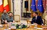 `Emmanuel Macron, Olaf Scholz et Mario Draghi sont arrivés à Kiev 
