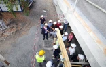 Chantier de l'école de Grand Fond