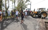 Sans électricité, barrage chemin de ceinture à Saint-Benoît