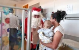 pere noel au chu sud avec la police nationale 
