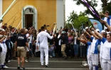 La flamme olympique Réunion