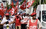 Manif contre la réforme des retraites à Saint-Denis