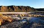 Givre au Piton de la Fournaise plaine des sables 20 mai 2020