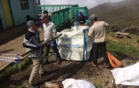 Déchets récoltés au Piton des Neiges
