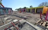 travaux du marché artisanal provisoire 