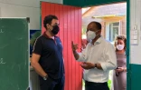 Emmanuel Séraphin visite écoles suite