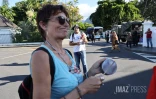 manifestations pendant la visite de Borne 