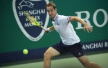 Richard Gasquet face au Bulgare Grigor Dimitrov au 1er tour du Masters 1000 de Shanghai, le 11 octobre 2016 